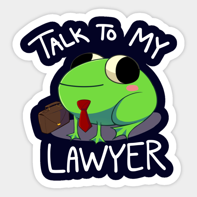 Barnaby Hopps: Attorney at Law Sticker by Pinya